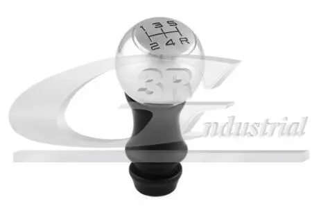 Ручка важеля кпп (срібляста) 5ст. cіtroën c2, c3 ii, c3 picasso, c4 ipeugeot 1007, 206+, 207, 207/207+, 307, 308 та 3RG 25250