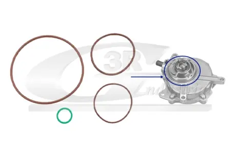 Комплект ущільнення вакуумного насоса audi a4 2.0 02-09, a6 2.0 05-14 3RG 74706