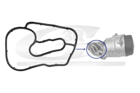 Прокладка масл. фильтра mercedes-benz sprinter 3.0d 08-21 jeep grand cherokee 3.0d 05-10 3RG 80570