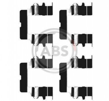Комплектуючі, колодки дискового гальма A.B.S. 1161Q (фото 1)