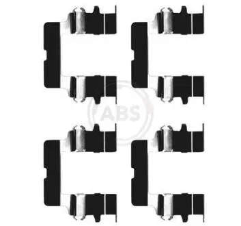 Комплектуючі, колодки дискового гальма A.B.S. 1161Q