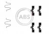 Комплектуючі, колодки дискового гальма A.B.S. 1170Q (фото 1)