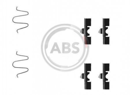 Комплектуючі, колодки дискового гальма A.B.S. 1170Q