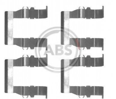 Комплектующие, колодки дискового тормоза A.B.S. 1194Q (фото 1)