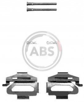 Комплектующие, колодки дискового тормоза A.B.S. 1225Q (фото 1)