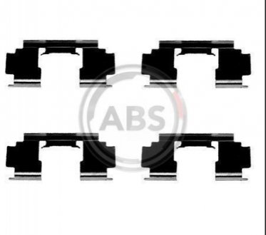 Комплектующие, колодки дискового тормоза A.B.S. 1276Q (фото 1)