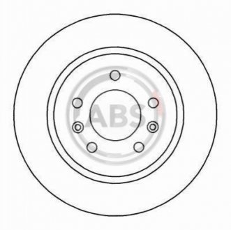 Тормозной диск A.B.S. 15982 (фото 1)