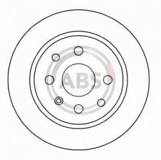 Тормозной диск A.B.S. 16092 (фото 1)