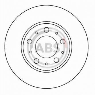 Тормозной диск A.B.S. 16094