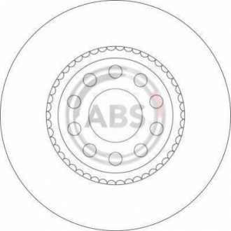Гальмівний диск A.B.S. 16328