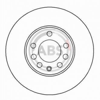 Тормозной диск A.B.S. 16486