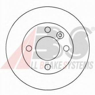 Тормозной диск A.B.S. 16627
