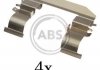 Комплектуючі, колодки дискового гальма A.B.S. 1664Q (фото 1)