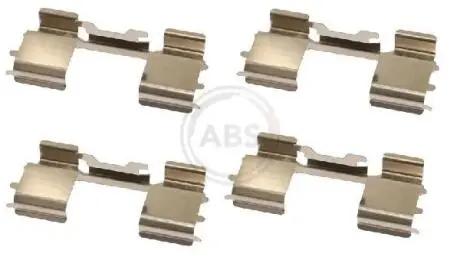 Комплектуючі, колодки дискового гальма A.B.S. 1726Q