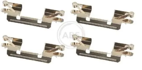 Ремкомплект гальмівних колодок A.B.S. 1769Q