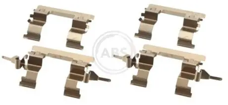 Монтажный комплект тормозных колодок A.B.S. 1842Q