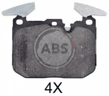 Комплект тормозных колодок, дисковый тормоз A.B.S. 35005 (фото 1)
