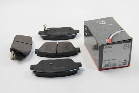 Комплект гальмівних колодок, дисковий гальмо A.B.S. 35033 (фото 1)