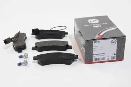 Комплект тормозных колодок, дисковый тормоз A.B.S. 35067