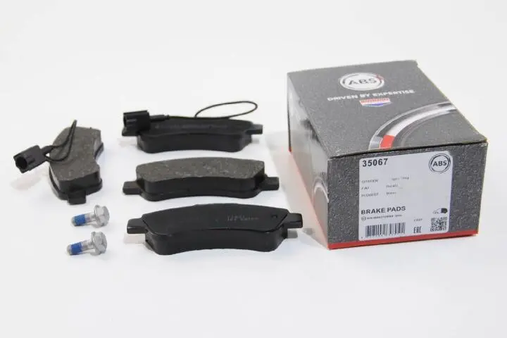 Фото 1 - Комплект тормозных колодок, дисковый тормоз A.B.S. 35067 Комплект тормозных колодок, дисковый тормоз A.B.S. 35067 (фото 1)
