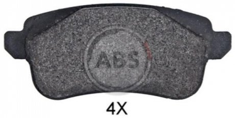 Комплект тормозных колодок, дисковый тормоз A.B.S. 35118
