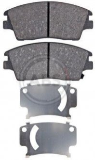 Комплект тормозных колодок, дисковый тормоз A.B.S. 35121 (фото 1)