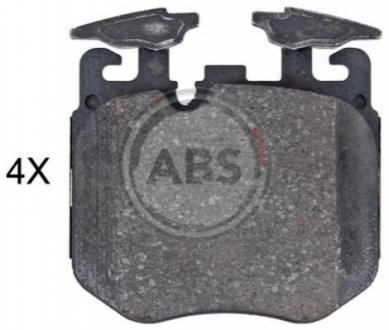 Комплект тормозных колодок, дисковый тормоз A.B.S. 35144 (фото 1)