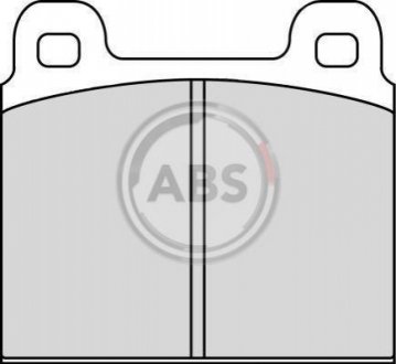 Комплект тормозных колодок, дисковый тормоз A.B.S. 36025/1 (фото 1)