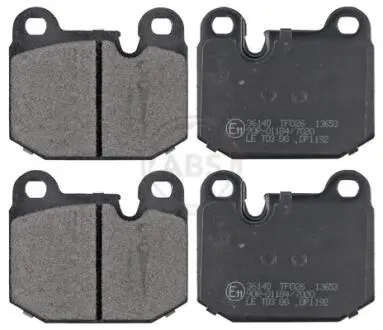Комплект тормозных колодок, дисковый тормоз A.B.S. 36140