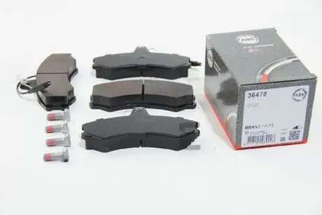 Комплект тормозных колодок, дисковый тормоз A.B.S. 36470