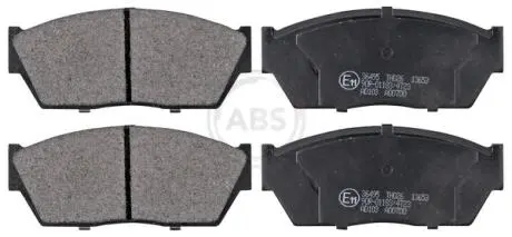 Комплект тормозных колодок, дисковый тормоз A.B.S. 36495
