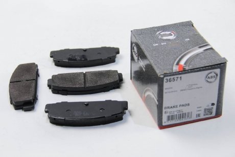 Комплект тормозных колодок, дисковый тормоз A.B.S. 36571 (фото 1)