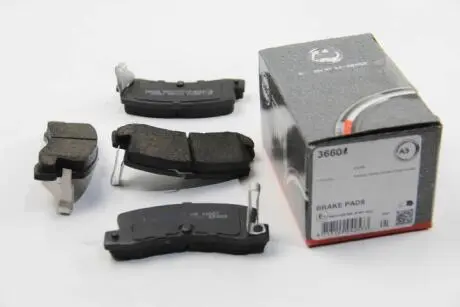 Комплект гальмівних колодок, дискове гальмо A.B.S. 36604