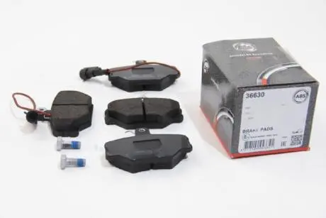 Комплект гальмівних колодок, дисковий гальмо A.B.S. 36630