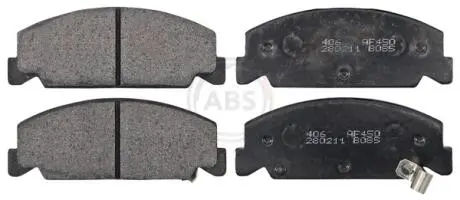 Комплект гальмівних колодок, дискове гальмо A.B.S. 36669