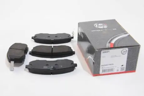 Комплект гальмівних колодок, дисковий гальмо A.B.S. 36691