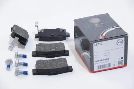Комплект гальмівних колодок, дискове гальмо A.B.S. 36712
