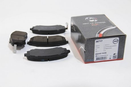 Комплект гальмівних колодок, дискове гальмо A.B.S. 36717 (фото 1)
