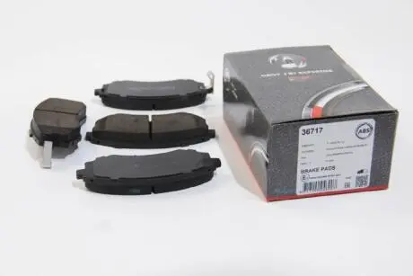 Комплект гальмівних колодок, дискове гальмо A.B.S. 36717