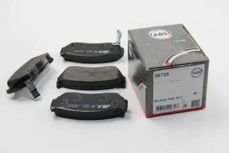 Комплект гальмівних колодок, дисковий гальмо A.B.S. 36728
