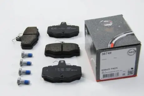 Комплект тормозных колодок, дисковый тормоз A.B.S. 36741