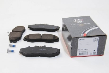 Комплект тормозных колодок, дисковый тормоз A.B.S. 36861 (фото 1)