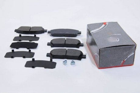 Комплект тормозных колодок, дисковый тормоз A.B.S. 36866 (фото 1)