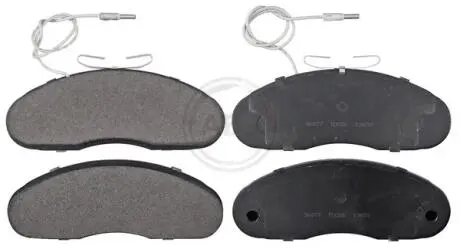 Гальмівні колодки, дискове гальмо (набір) A.B.S. 36877