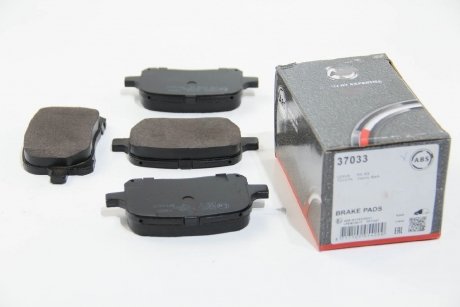 Комплект тормозных колодок, дисковый тормоз A.B.S. 37033 (фото 1)