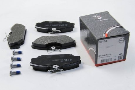 Комплект тормозных колодок, дисковый тормоз A.B.S. 37138 (фото 1)