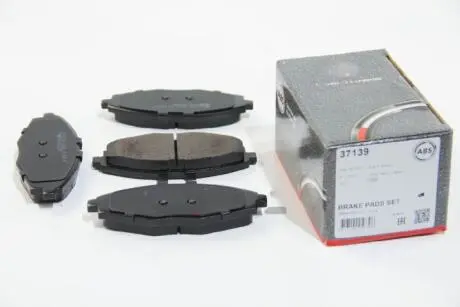 Комплект гальмівних колодок, дискове гальмо A.B.S. 37139