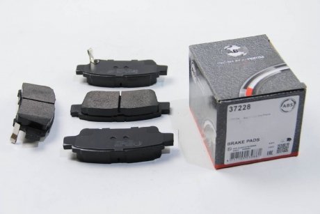 Комплект тормозных колодок, дисковый тормоз A.B.S. 37228 (фото 1)