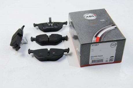 Комплект тормозных колодок, дисковый тормоз A.B.S. 37267 (фото 1)