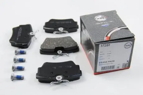 Комплект тормозных колодок, дисковый тормоз A.B.S. 37288